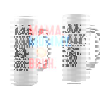 Mama Mommy Mom Bruh Baseball Vintage Mom Coffee Mug - Thegiftio