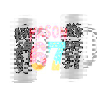 Mason 67 Ice Cream Cute Meme Six Seven On Back Coffee Mug | Mazezy