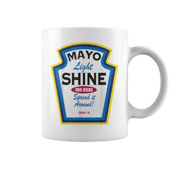 Mayo Light Shine Christian Coffee Mug - Monsterry