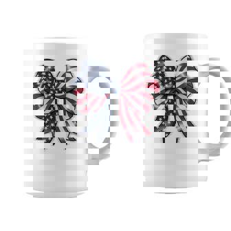 Memorial Day Drapeau Américain Patriotique Avec Nœud Coquette 4 Juillet Tasse - Cadeauxyz