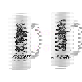 Messy Bun Life Of A Pink Flamingo Mom Mother's Day Flamingos Coffee Mug - Monsterry