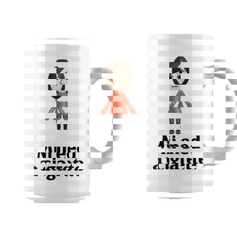 Mii Need A Cigarette Humour メンズ レディース コーヒーマグ - Kawaiitshirt