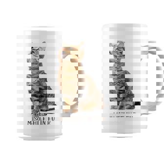 Mischief In Fur 猫写真 キジトラ 猫好き ネタ 猫しもべ 猫飼い 猫依存症 猫オーナー コーヒーマグ - Kawaiitshirt