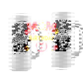 Mom Of The Birthday Boy Family Matching Mom Son Bday Coffee Mug - Thegiftio