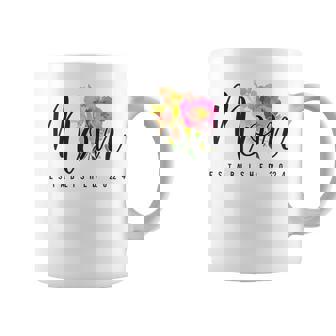 Mom Established 2024 New Mom Mama First Mother's Day Saying Coffee Mug - Thegiftio