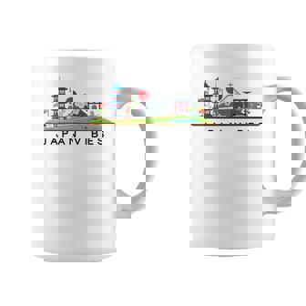 Monte Fuji Pagoda Torre De Tokio Puerta Torii Koi Fish Japónibe Taza de café - Regaloses
