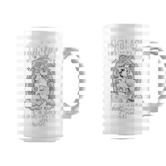 Morally Grey My Favorite Color Dark Unicorn Rainbow コーヒーマグ - Kawaiitshirt