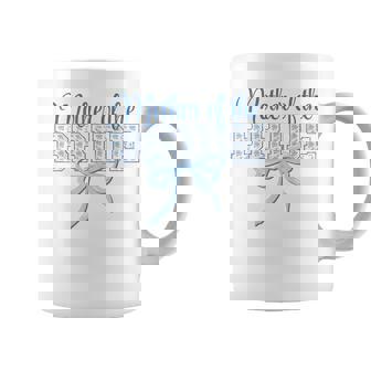 Mother Of The Bride Blue Bow Coquette Floral Matching Bridal Coffee Mug - Thegiftio