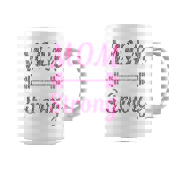 Mother's Day Workout Mom Strong All Pink Coffee Mug - Thegiftio