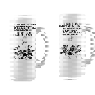 Murder On The Dance Floor Crow Dancing Disco Coffee Mug | Mazezy