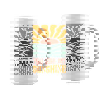 You Are Myunshine Retro Flowers Affirmation Backprint Tassen - Seseable