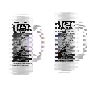 Nasaアポロ11号の月面宇宙飛行士の有名なワームロゴ コーヒーマグ - Kawaiitshirt