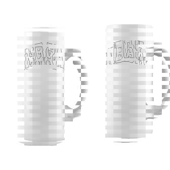 Nebraska Ne Vintage Athletic Sports Style 80S 90S Coffee Mug | Mazezy
