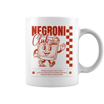 Negroni Club I Retro Italo Classic Gin Cocktail Drink Rücken Tassen - Geschenkecke
