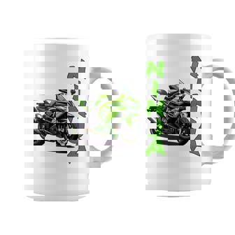 Ninjaオートバイスポーツバイク 長袖tシャツ コーヒーマグ - Kawaiitshirt