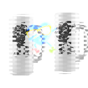 Niños Concienciaobre El Autismo Dabbing Corazón Azul Amor Amabilidad Regalos Taza de café - Regaloses