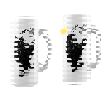 No Kings In America Black Cat Political Meme Coffee Mug - Thegiftio