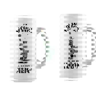 No Kings In America Statue Of Liberty Coffee Mug | Mazezy