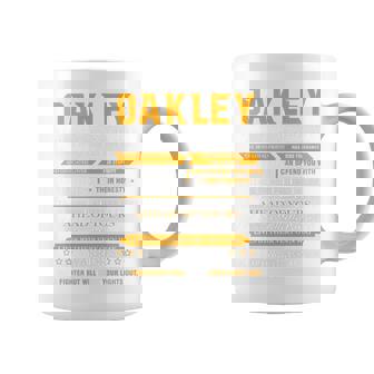 Oakleyオークリー 完全訳不明なネームシャツ フロントプリント 1Kana 長袖tシャツ コーヒーマグ - Kawaiitshirt