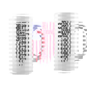 One Nation Under God American Flag Patriotic Christian Coffee Mug - Monsterry