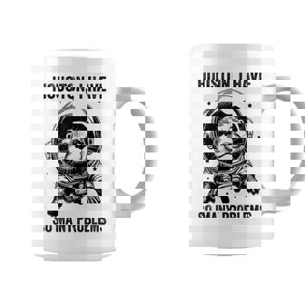 Otter Dad Mompace ヒューストン問題カワウソ コーヒーマグ - Kawaiitshirt