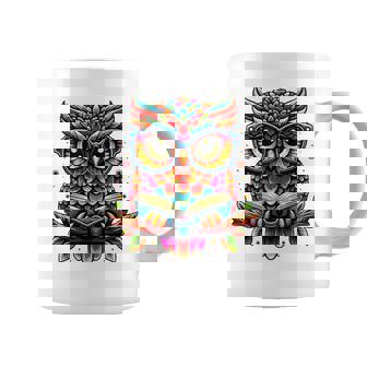 Owl With Glasses And Book Reading Coffee Mug | Seseable CA