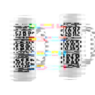 Hispanic Countries Flags Celebrate Hispanic Heritage Month Coffee Mug | Mazezy