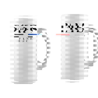 Paris With France Flag Novelty Graphic & Cool s コーヒーマグ - Kawaiitshirt