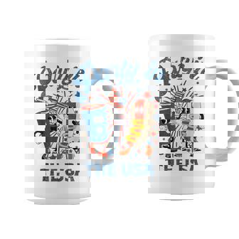 Party In The Usa Hot Dog Lover Usa 4Th Of July Coffee Mug - Monsterry