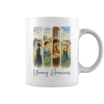 Pequeñas Es En La Literatura Jane Austen Bronteisters Taza de café - Regaloses