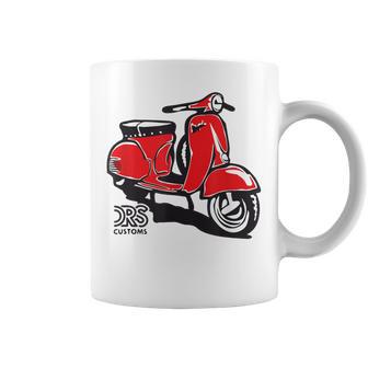 Piaggio クラシックスクーター イタリア製 ピンク コーヒーマグ - Kawaiitshirt