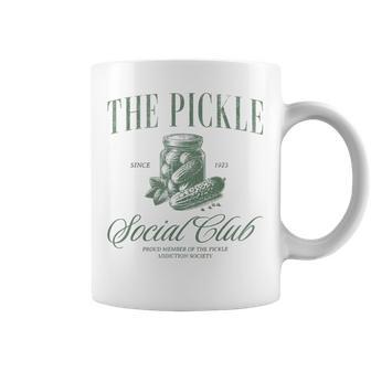 Pickle Social Club Canning Season Vintage Pickle Jar Coffee Mug - Thegiftio