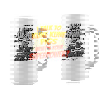 Pig Dad Mom Talkuperpower Kune Kune コーヒーマグ - Kawaiitshirt