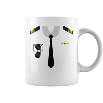 Pilot Kostüm Uniform Flugzeug Kommandant Kostüme Tassen - Geschenkecke