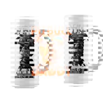 Pitbull Daddyピットブル・パパ・ヴァタータグ アメリカン・ピット・ブル・テリア・パパ 長袖tシャツ コーヒーマグ - Kawaiitshirt