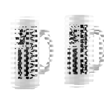 Pomsky Dad Drapeau Américain Pomsky Owner Dog Dad Tasse - Cadeauxyz