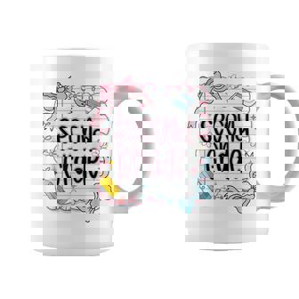 Preppy Back To School First Day Of School 2Nd Grade Teacher Coffee Mug | Mazezy