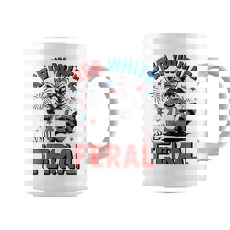 Raccoon Red White Feral 4Th July Toddler Boy Youth Men Coffee Mug - Thegiftio UK