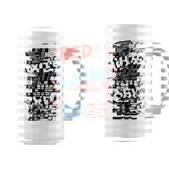 Red Blue White Family Crew 2025 4Th Of July Coffee Mug - Monsterry