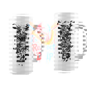 Red White Blue Baseball Ice Cream Drip Youth Boys Baseball Coffee Mug | Mazezy