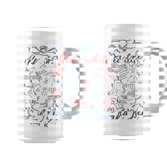 Red White And Due 4Th Of July Pregnancy Summer Usa Mom Mama Coffee Mug - Monsterry