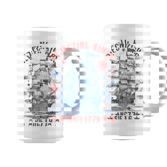 Rejecting Kings Since 1776 Liberty Patriotic Usa Sailboat Coffee Mug | Mazezy