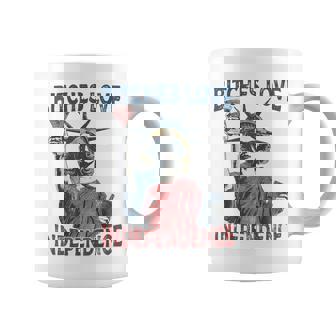 Retro Bitches Love Independence 4Th Of July Coffee Mug - Monsterry