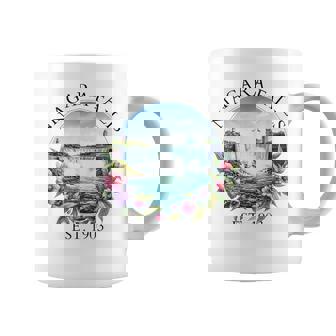 Retro Floral Niagara Falls Trip Outdoor Family Vacation Coffee Mug - Thegiftio