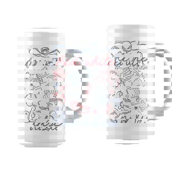 Retro Red White And Due Pregnancy Reveal 4Th Of July Coffee Mug - Thegiftio UK