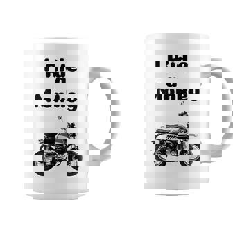 I Ride A Monkey オートバイ ミニバイクシャツ コーヒーマグ - Kawaiitshirt