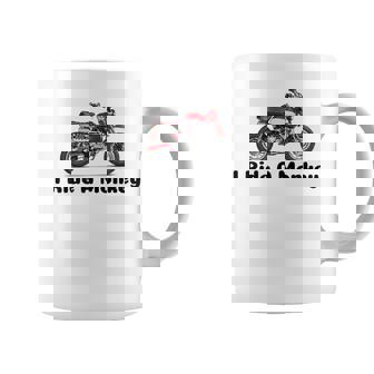 I Ride A Monkey オートバイミニバイクまたはピットバイク コーヒーマグ - Kawaiitshirt