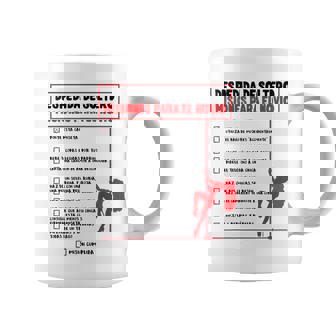 S Graciosas Novio Despedida Deoltero Hombre Manga Corta - Blanco Pequeño Taza de café - Regaloses