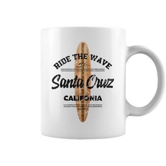 Santa Cruztadt Californiaommerurferintage Retro Tassen - Geschenkecke