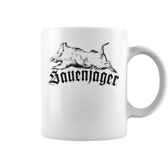 Sauenjäger Wildschwein Jagd Jagdbekleidung Für Jäger Tassen - Geschenkecke